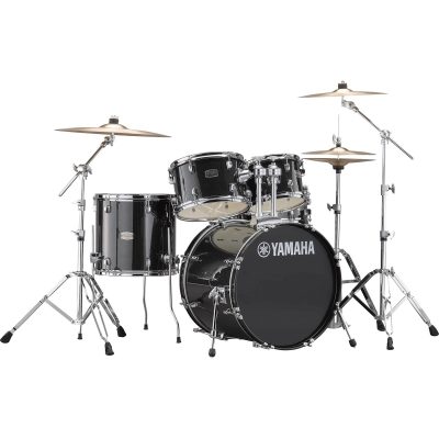 Yamaha Rydeen RDP0F5 Acoustic Drum Set Black Glitter for Beginners