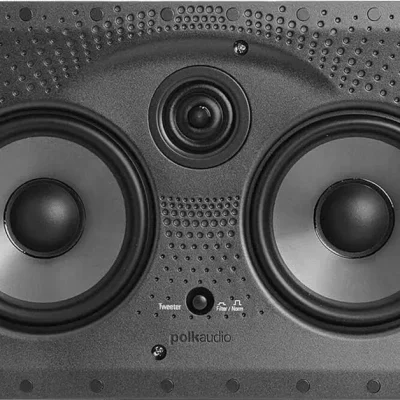 Polk Audio 255C-LS High-Quality In-Wall Center Channel Speaker with 5.25″ Drivers- Single