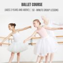 Yamaha Ballet Course : (Ages 3 Years And Above) 50 Minute Group Lessons, Once A Week ( 4 Classes Total)