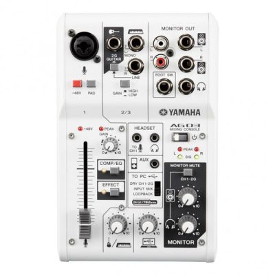 Yamaha Ag03 3-Channel Mixing Console