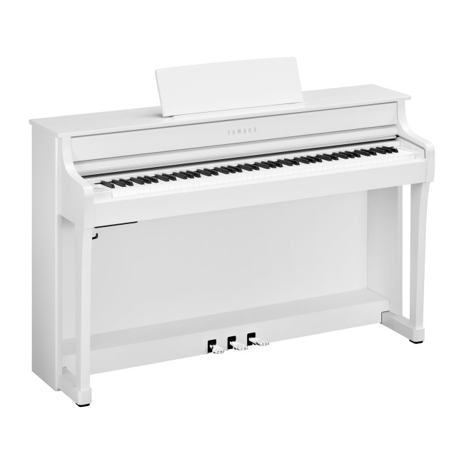 Yamaha Clavinova Clp-835 Wh Digital Piano With Bench - White - Image 2