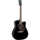 Yamaha Fx370C Bl Acoustic Electric Guitar-Black