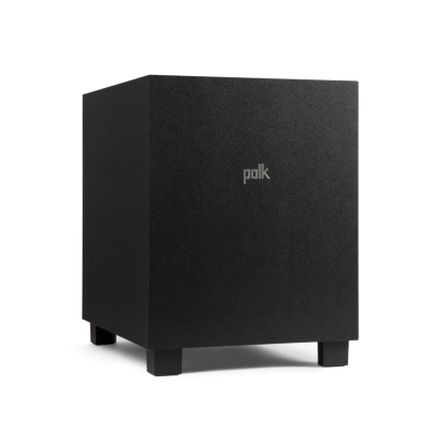 Polk Audio Monitor MXT10SUBBK 10″ powered high-performance 50W Subwoofer – Black(Single)