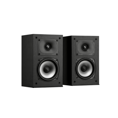Polk Audio Monitor MXT15BK Compact Bookshelf Speakers – Black (Pair)