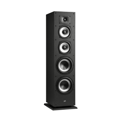 Polk Audio Monitor MXT70BK High-Resolution Large Floor-Standing 2-Way Tower Speaker – Black