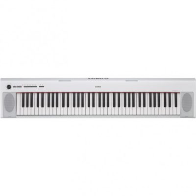 Yamaha Np-12Wh 61 Keys Portable Piano-Style Keyboard - White
