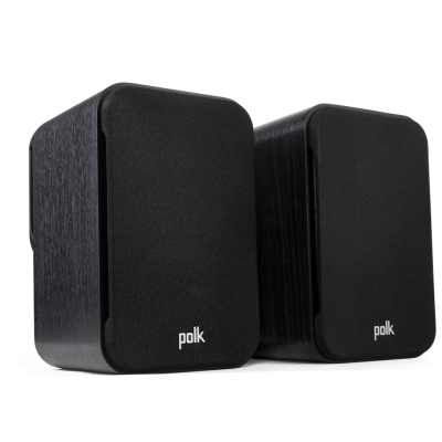 Polk Audio SIGS10ELBK Signature Elite High-Quality Wall-Mountable Satellite Surround Speakers – Black (Single)