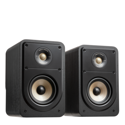 Polk Audio SIGS15ELBK Signature Elite Bookshelf Speakers – Black (Pair)