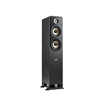 Polk Audio SIGS50ELBK Signature Elite Floorstanding Speakers – Black (Single)