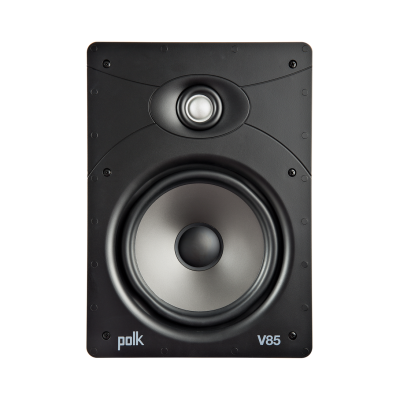Polk Audio V85 Vanishing In-Wall Speaker with 8″ Driver- Single