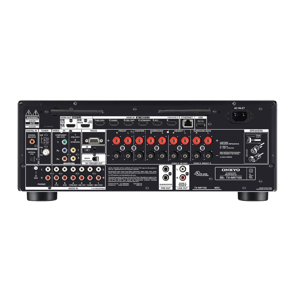 Onkyo TX-NR7100 9.2-Channel THX Certified AV Receiver - Image 3